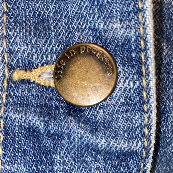 Oversized hooded Jean Jacket - Picture 5 of 7